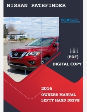 NISSAN PATHFINDER 2016 OWNERS MANUAL IN ENGLISH